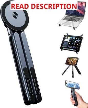 Foldable Laptop Stand Magnetic Phone Holder