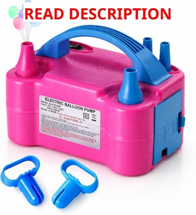 Balloon Pump Electric with Dual Nozzles