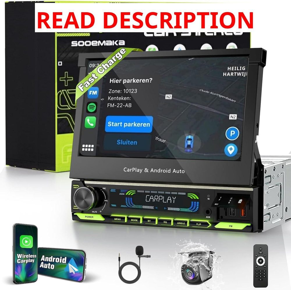 SOOEMAKA 7" Car Radio w/ CarPlay (S7012)