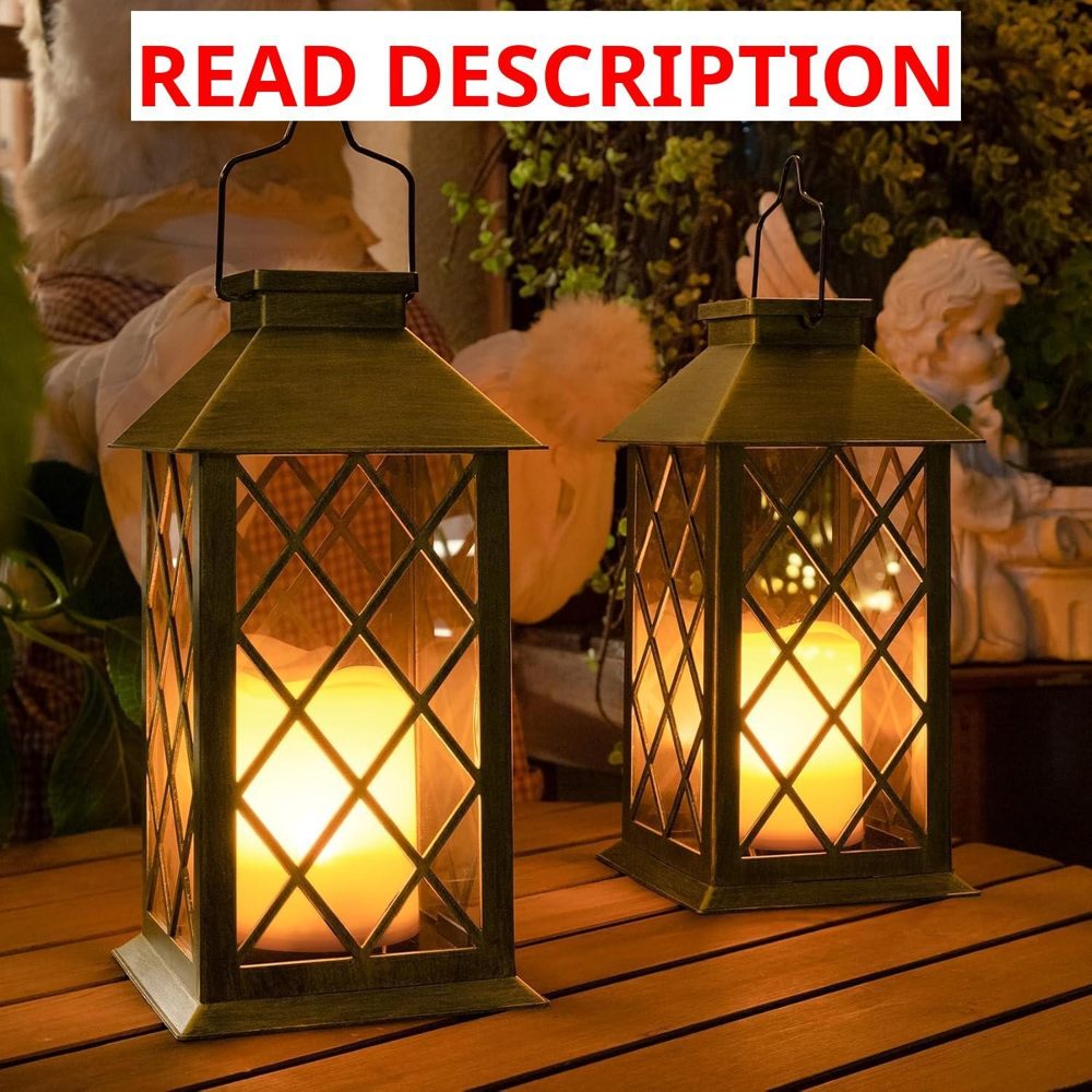 TAKE ME 14" Solar Lanterns (2 Packs)