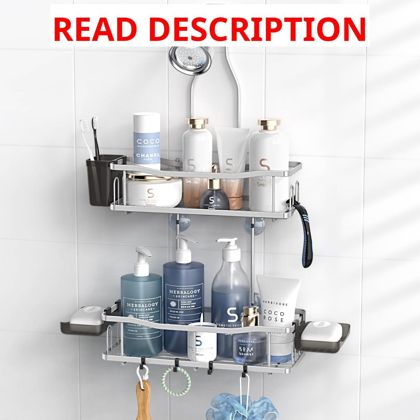 Hanging Shower Caddy Over Shower Head Rubber?