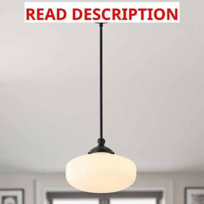 Schoolhouse Pendant Lights 12in Black Shade