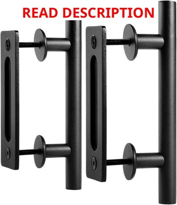 EaseLife 2 Pack 12" Sliding Barn Door Handles