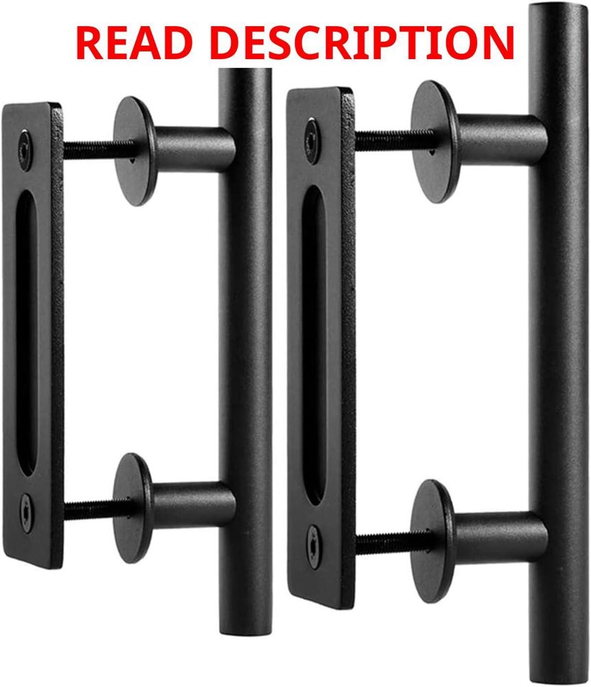 EaseLife 2 Pack 12" Sliding Barn Door Handles