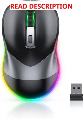 PEIOUS Wireless Mouse - Jiggler Laptop LED