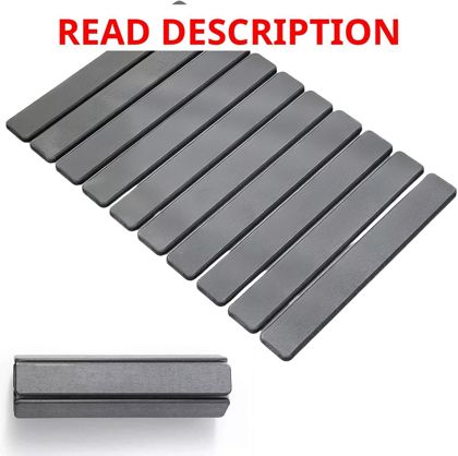 Foldable Stone Bath Mat Non-Slip Grey