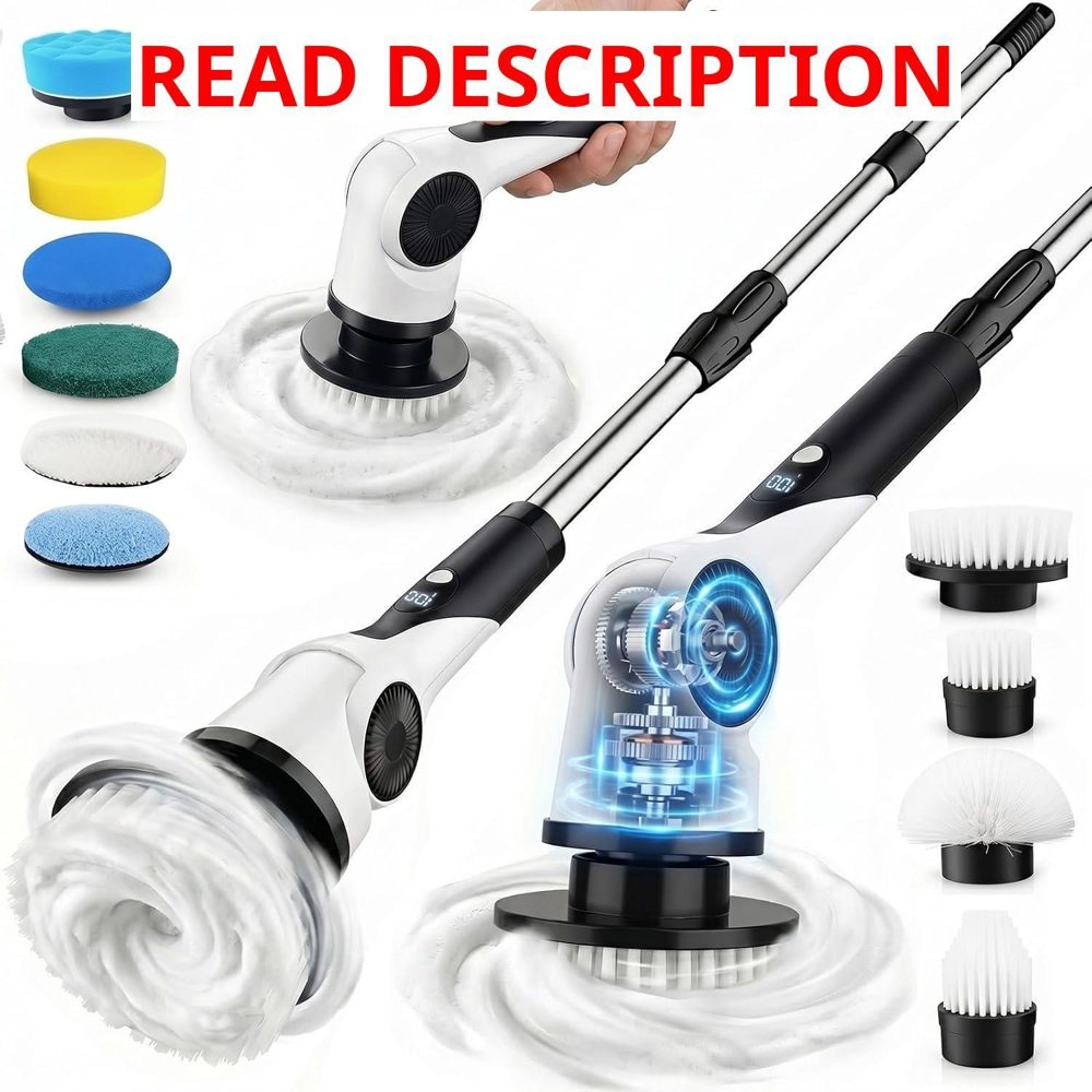 Electric Spin Scrubber with 10 Heads