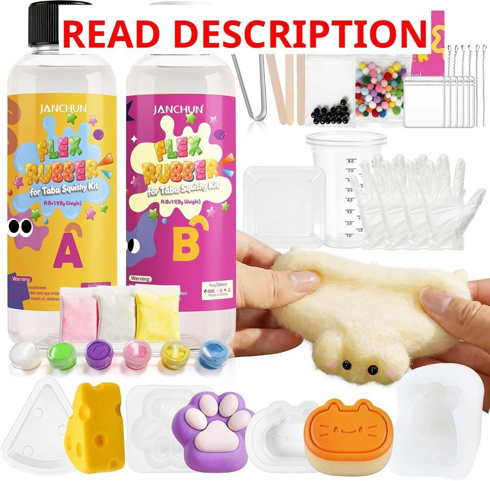 JANCHUN Taba Squishy Making Kit for Beginners