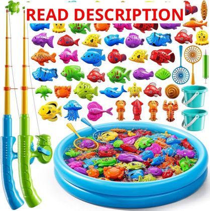 JUKUDAHU Magnet Fishing Game for Kids 3-5