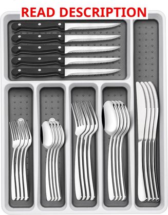 49-Piece Stainless Steel Flatware Set for 8