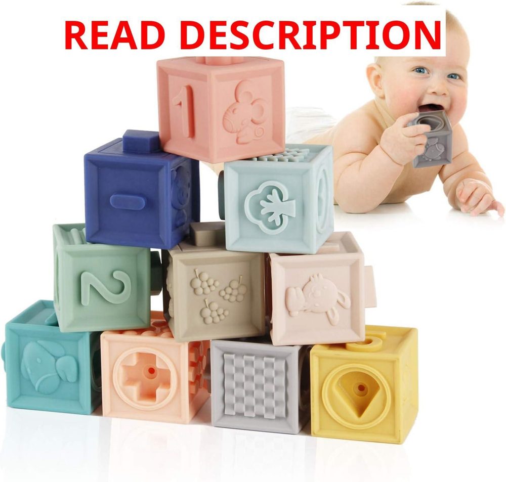 Mini Tudou Baby Blocks Soft Blocks 6-12m