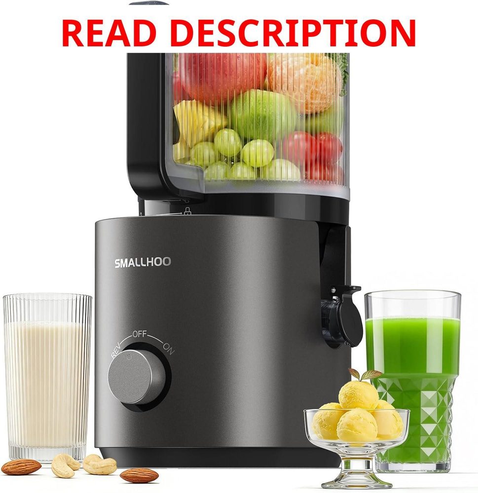3-in-1 Juicer: Cold Press 7" Chute 120oz