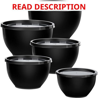 Greentainer 5-Piece Mixing Bowls with Lids Set