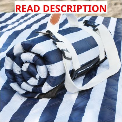 Genovega Waterproof Beach Blanket XL Rug
