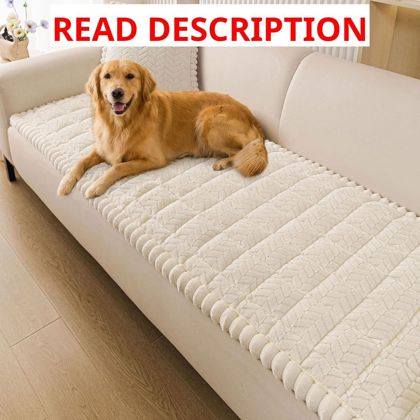 Smiry Couch Cover for Dogs Non Slip Sofa