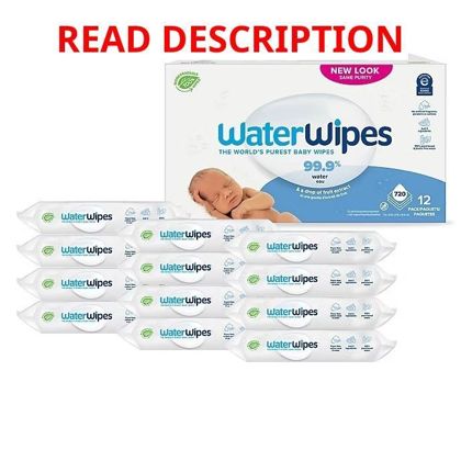 Water Wipes 720-Count Baby Wipes