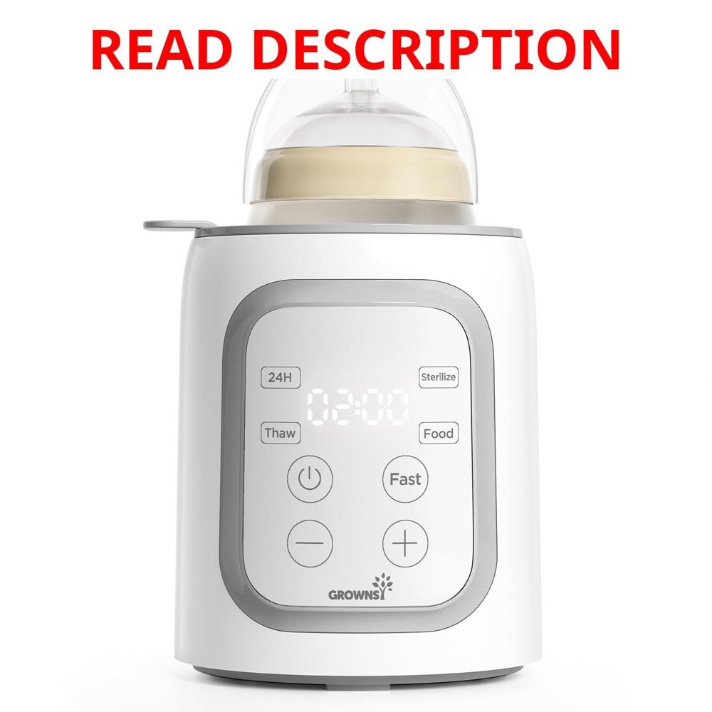 Grownsy 8-in-1 OG Fast Bottle Warmer Gray