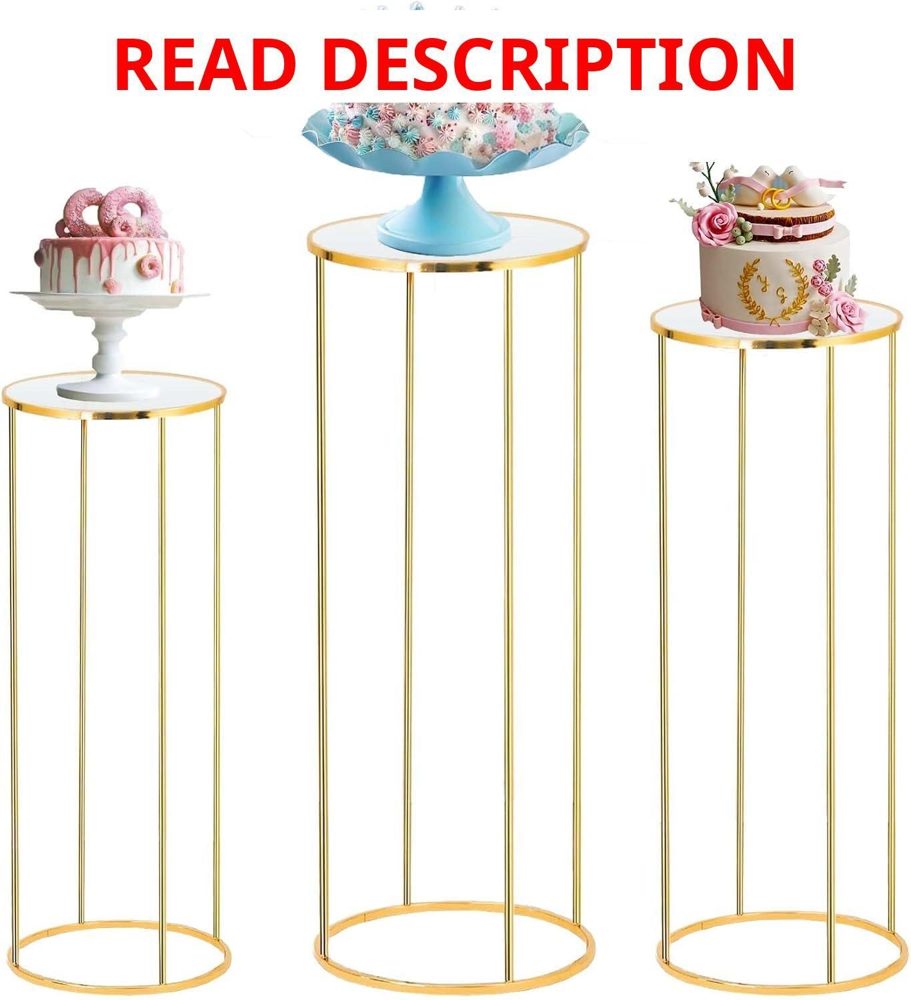 Bonastella Cylinder Stands for Parties 3PCS