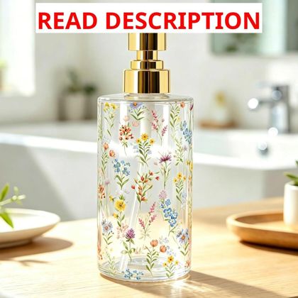 FYSUIMU Wildflower Soap Dispenser with Pump
