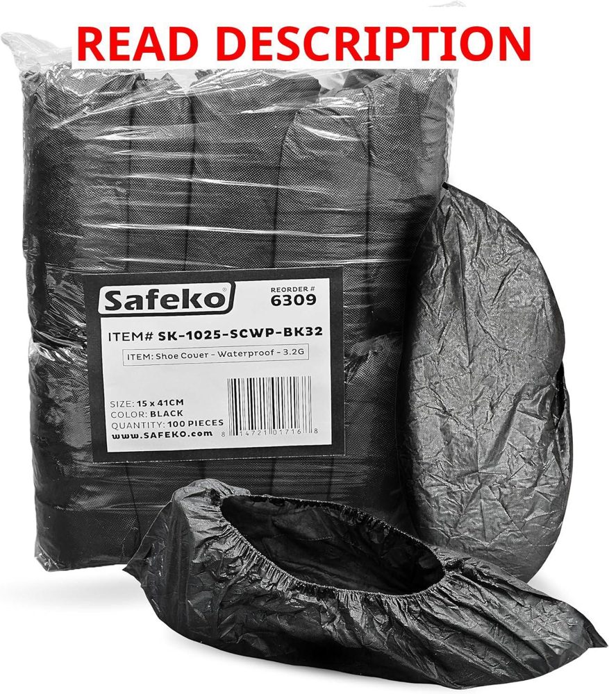 Waterproof Shoe Covers   Non-Slip CPE Boots