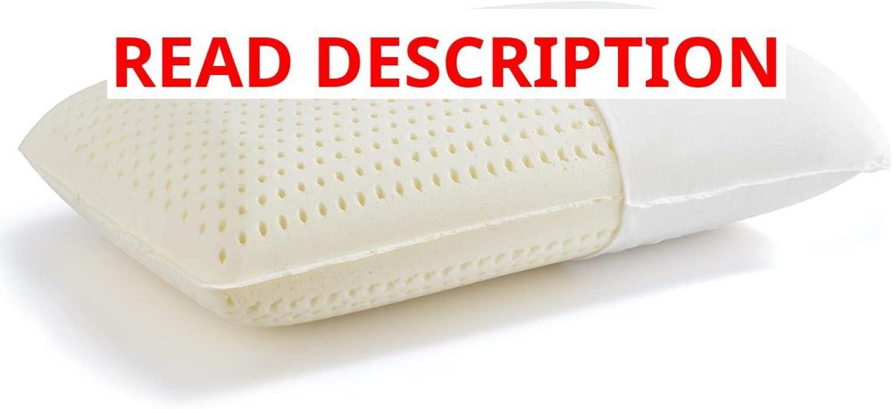 JOTOM 100% Talalay Latex Pillow Extra Soft