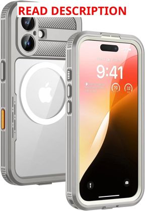 Lanhiem Magnetic iPhone 16 Case IP68 6.1"