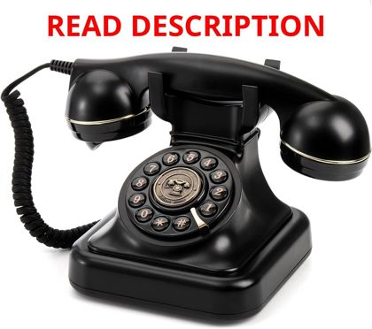 Peohud Retro Landline Phone with Redial