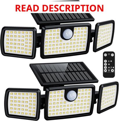 MIHANI Solar Deck Lights 2-Pack