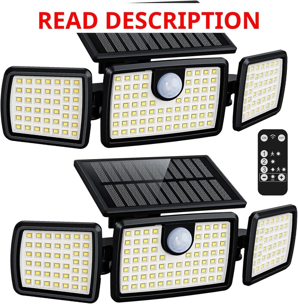 MIHANI Solar Deck Lights 2-Pack