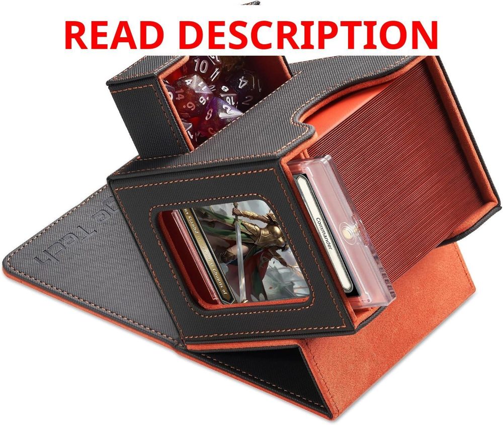 Mage Tech Card Deck Box for MTG Commander