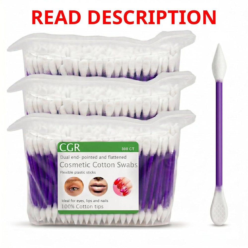 CGR 900pcs Precision Cotton Swabs 3 Bags