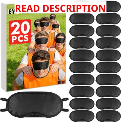 20 Pcs Sleep Eye Masks - Light-Tight Nose Pad