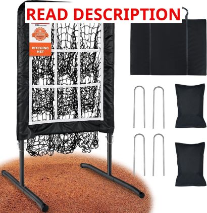 Pitching Net 9-Hole Baseball & Softball Net