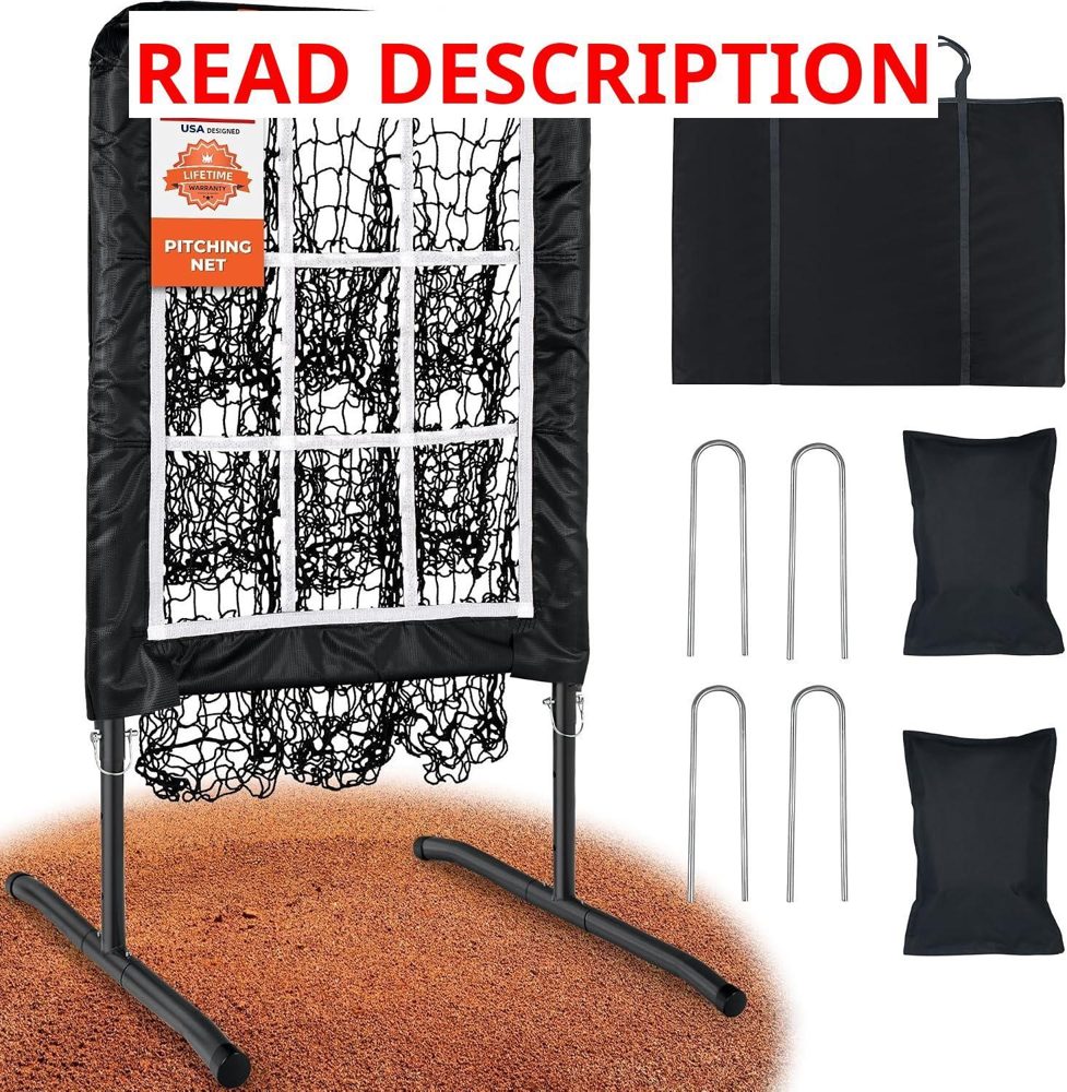 Pitching Net 9-Hole Baseball & Softball Net