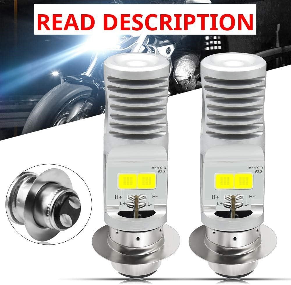 HONLEEX 2pcs AC9-48V LED Headlight Bulbs