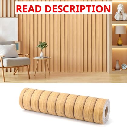 Peel & Stick Slat Wall Panel 3D Wood Grain