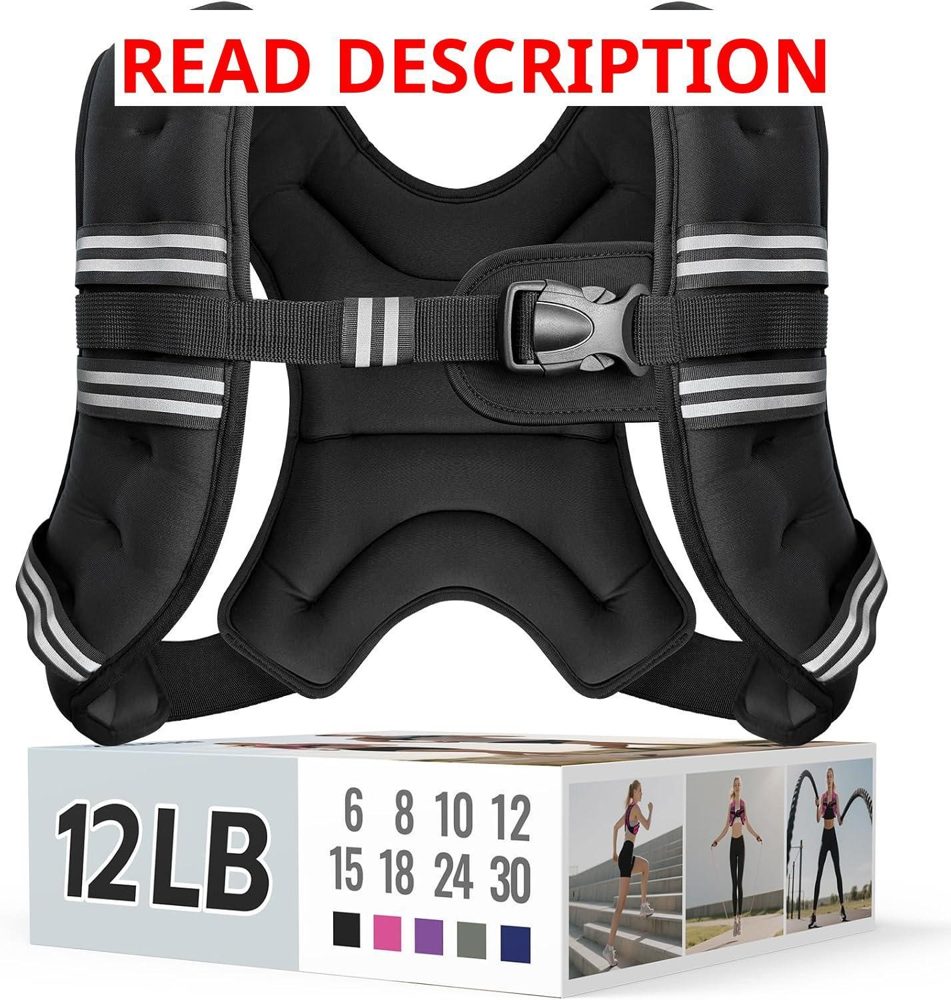 Zeerun Weighted Vest 6-30LB