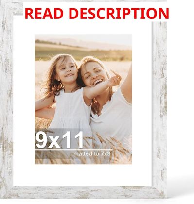 Hongkee 9x11 Picture Frame Glass Wood (1)