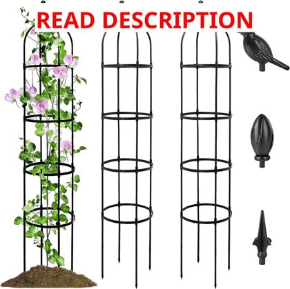 6FT Obelisk Trellis 2-Pack Plant Support