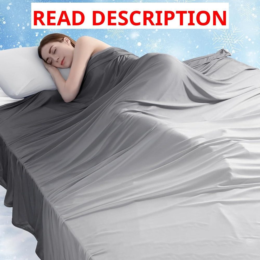 LUXEAR Cooling Blanket for Hot Sleepers Throw