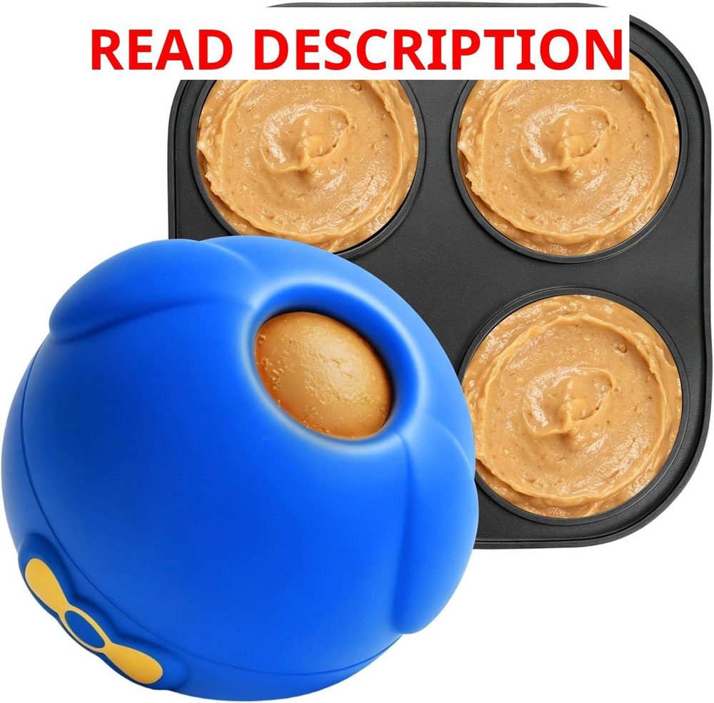 Yipetor Wobbly Dog Chew Toy Frozen Treat Ball