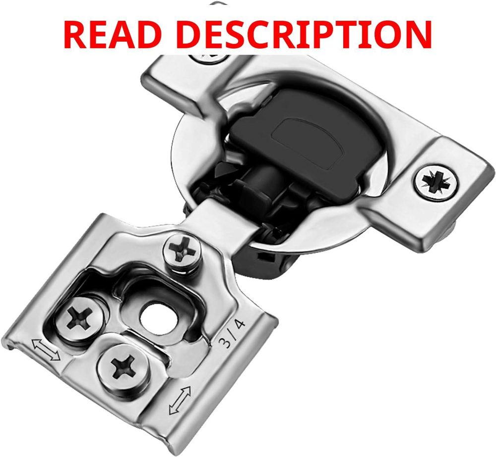 Soft Close Cabinet Hinges 3/4' Overlay