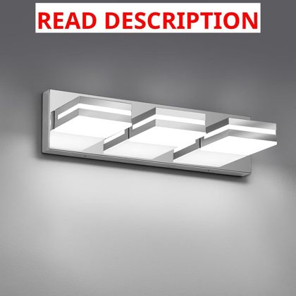LED Stainless Bath Lights 3-Light Fixtures