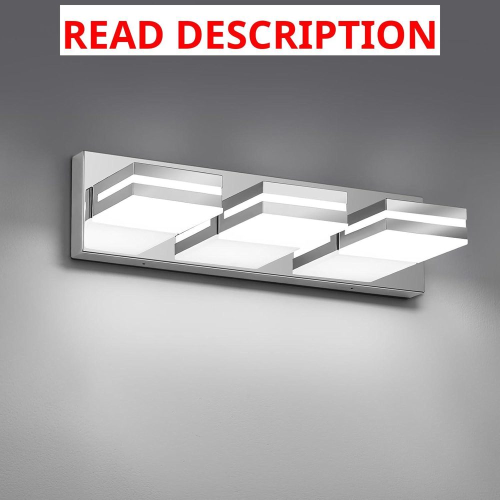 LED Stainless Bath Lights 3-Light Fixtures