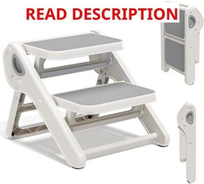 MoreFeel Foldable Toddler Step Stool 2-Step