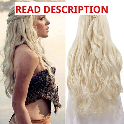PORSMEER Wig - Long Blonde Dragon Queen Avatar