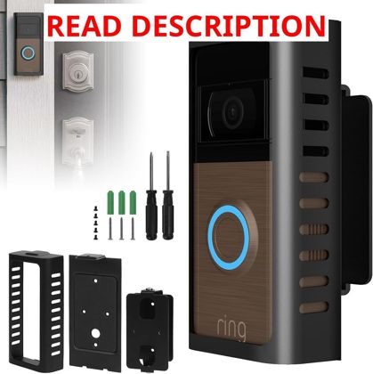 Ring Doorbell Mount: Steel Anti-Theft Bracket