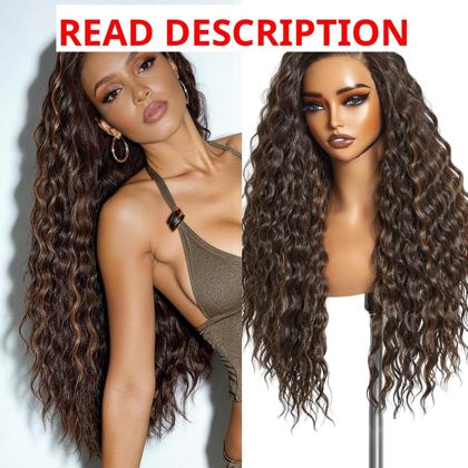 GORGIUS Water Wave Lace Front Wig 28" Brown