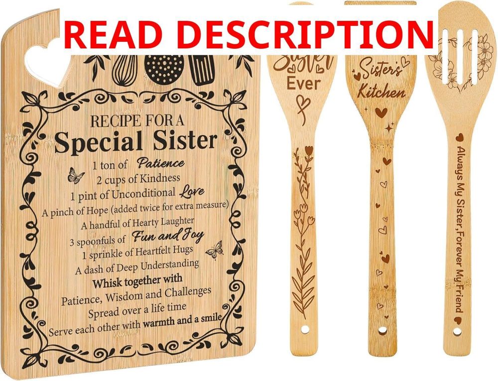 Sister Birthday Gifts Cutting Board