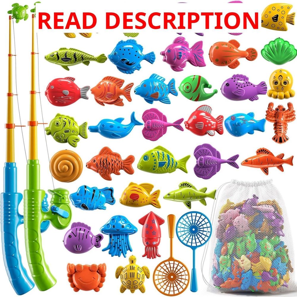 NIPLOOOW Magnetic Fishing Game for Kids 3-5